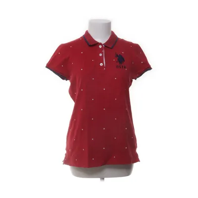 Poloshirt (Rood, Meerkleurig) van U.S. Polo Assn. Katoen, Elastaan
