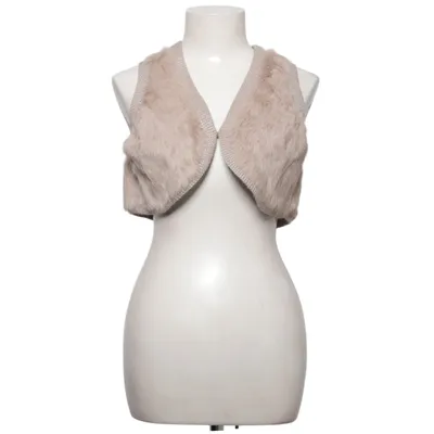 Gilet en fourrure (Beige) de Style Butler Fourrure de lapin