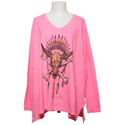Long sleeve T-shirt (Pink) from Chan'2ab Cotton