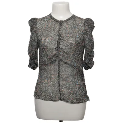 Bluse (Sort, Flerfarvet) fra Isabel Marant pour H&M Metallfiber, Silke
