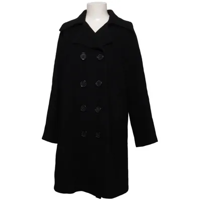 Manteau (Noir) de Frk. Mohair, Polyamide, Polyester, Viscose, Laine
