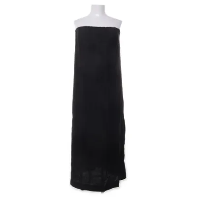 Långklänning (Svart) från Massimo Dutti Elastan, Linne, Polyester