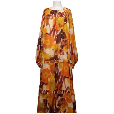 Robe longue (Orange, Jaune, Marron) de ASOS Design Polyester