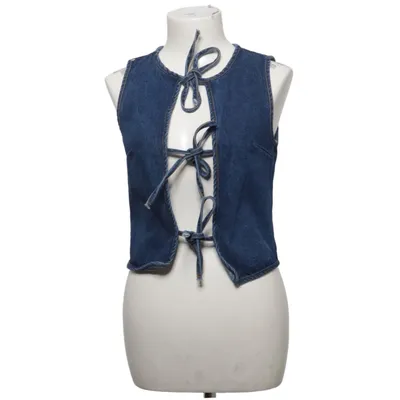 Spijker gilet (Blauw)