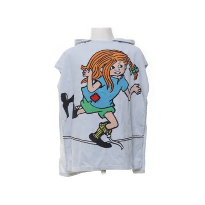 Badponcho (Blauw, Meerkleurig) van Pippi Långstrump Katoen