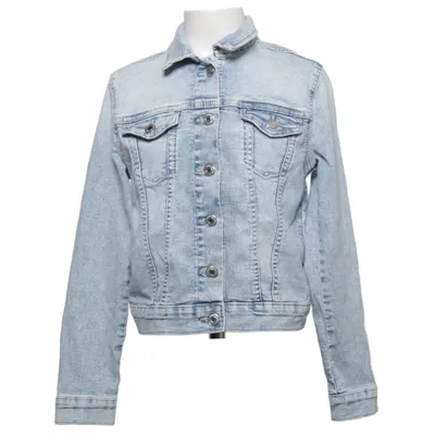 Jeansjacka (Blå) från H&M Bomull, Elastan, Polyester