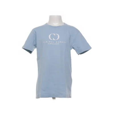 T-shirt (Bleu) de Criminal Damage Coton
