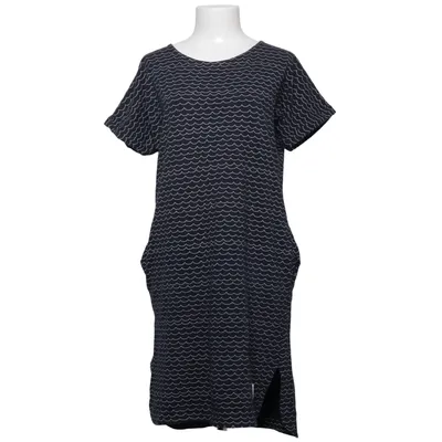 Klänning (Blå, Vit) från Emma och Malena Bomull, Elastan