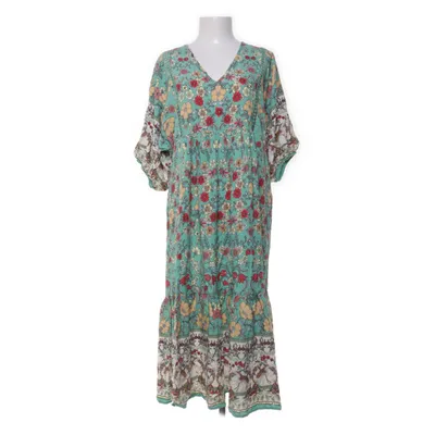 Dress (Green, Multicolored) from Rusttydustty Viscose