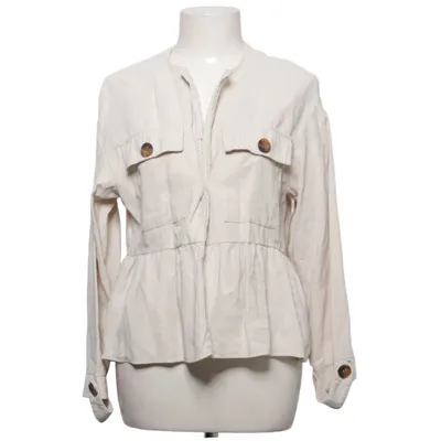 Jakke (Beige) fra Zara Polyester, Viscose