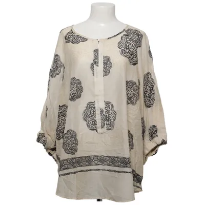 Top (Beige, Black) from Mat. Cotton