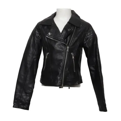 Biker jacket (Black) from Girls United Polyester, Polyurethane, Viscose