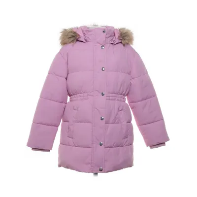 Vinterfrakke (Pink) fra KappAhl Kunstpels, Polyester