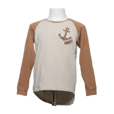 Lange mouwen shirt (Beige, Bruin) van Dear Sophie Katoen, Elastaan