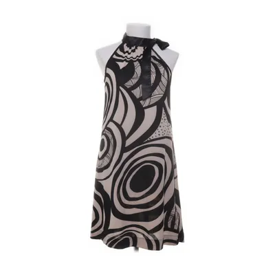 Halterneckklänning (Svart, Beige, Flerfärgad) från Reflex Polyester