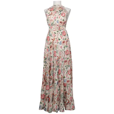 Maxi jurk (Beige, Meerkleurig) van Sunset and Mood Polyester, Zijde