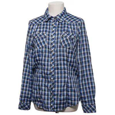 Chemise (Bleu, Noir, Blanc) de Mim Coton, Polyester