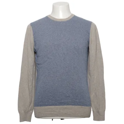 Sweater (Gray, Blue) from Andrea Fenzi Cashmere, Merino wool, Polyamide, Viscose