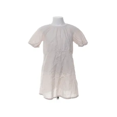 Kjole (Beige, Hvid) fra H&M Kids Bomuld