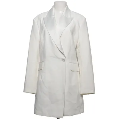 Blazer (Wit) van H&M Modern Classic Polyester, Viscose, Elastaan