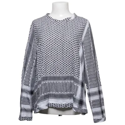 Blouse (Zwart, Wit, Grijs) van Cecilie Copenhagen