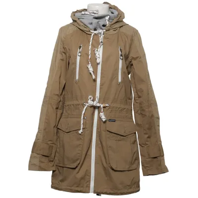 Parka (Marron) de Dreimaster Coton, Polyamide