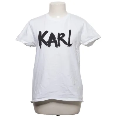 T-shirt (Vit, Svart) från Karl Lagerfeld Bomull