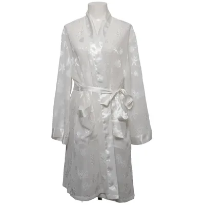 Ochtendjas (Wit) van Chaslyn Polyester