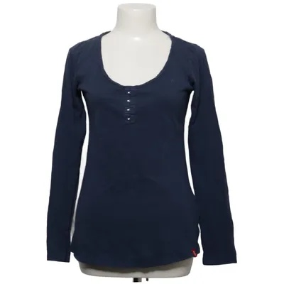 Henley shirt (Blue) from EDC by ESPRIT Cotton