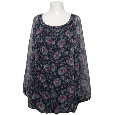 Blouse (Blue, Multicolored) from Zay Clothing Polyester