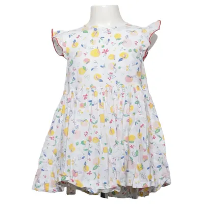 Robe (Blanc, Multicolore) de Petit Bateau Coton