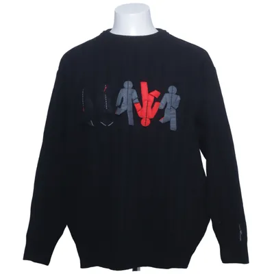 Sweater (Black, Multicolored) from Carlo Colucci Acrylic, Wool