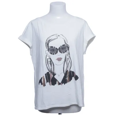 T-shirt (Hvid) fra Comma Bomuld, Modal