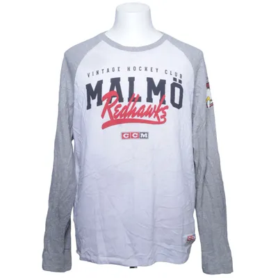 Baseball T-shirt (Gray, White, Red) from CCM Cotton, Polyester, Viscose