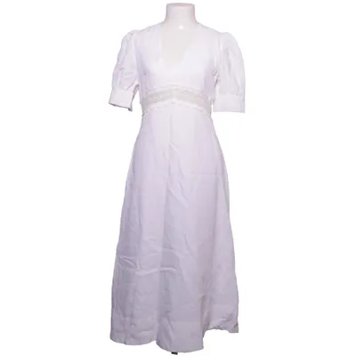 Klänning (Vit) från Claudie Pierlot Linne, Lyocell, Polyester, Viskos