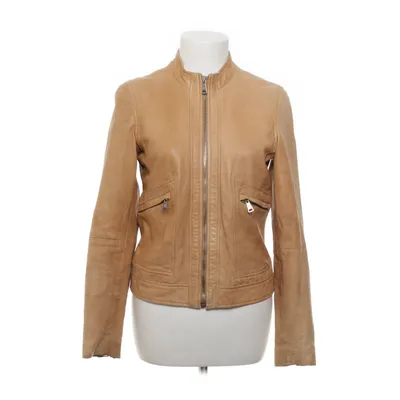 Leather jacket (Brown) from Massimo Dutti Leather