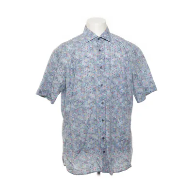 Short sleeve shirt (Blue, Multicolored) from Oscar of Sweden Cotton