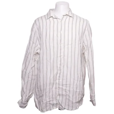 Shirt (Wit, Grijs) van Dressmann Linnen
