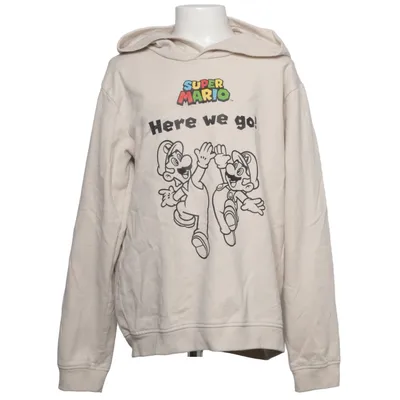Sweat à capuche (Beige) de Super Mario Coton, Polyester