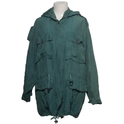Parka (Vert) de Laurent Polyamide, Soie