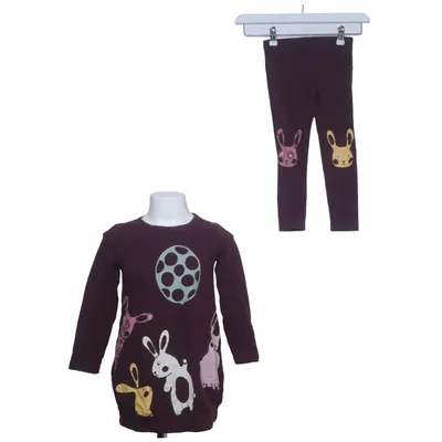 Set (Purple, Multicolored) from Lindex Kids Cotton, Elastane