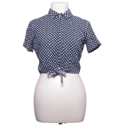 Omlottblus (Blå, Vit) från American Apparel Viskos