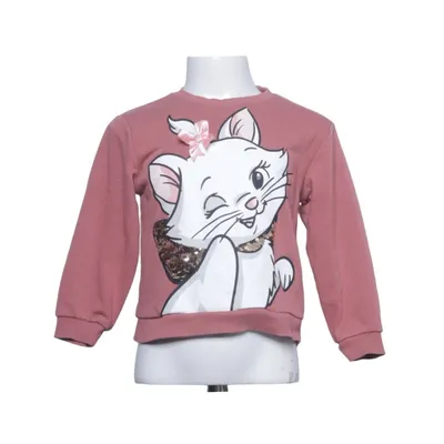 Collegetröja (Rosa) från Disney Bomull, Polyester