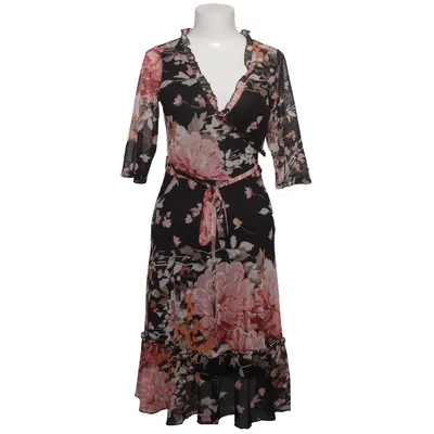 Wrap dress (Black, Multicolored) from Kate and Lily Elastane, Polyester