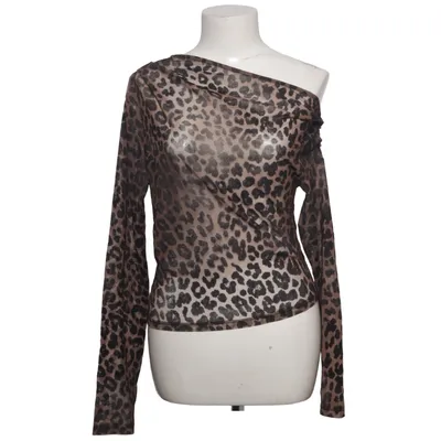 Top (Brown, Black) from Gina Tricot Elastane, Recycled polyester