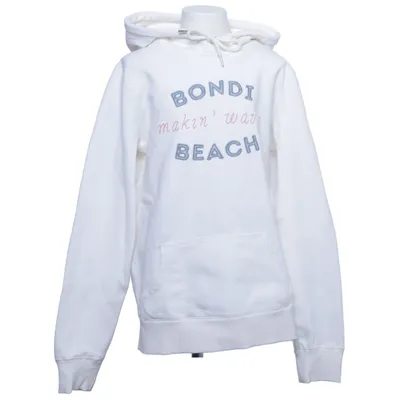 Sweat à capuche (Blanc) de BTF Coton, Polyester