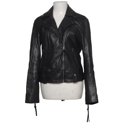 Veste de motard (Noir) de Costume National Coton, Cuir, Polyester