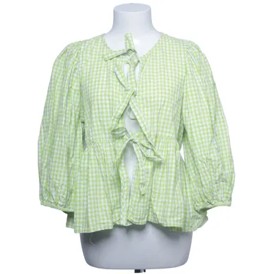 Wikkelblouse (Groen, Wit) van Boii Katoen