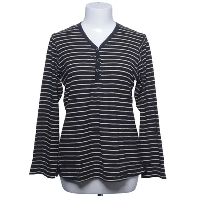 Henley shirt (Black, White) from Calida Bodywear Cotton, Modal