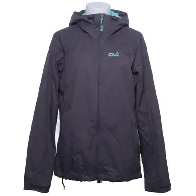 Regnjacka (Grå, Turkos) från Jack Wolfskin Polyamid